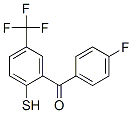 4'-fluoro-2-mercapto-5-(trifluoromethyl)benzophenone Struktur