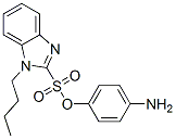 2-(4-aminophenyl)-1-butyl-1H-benzimidazolesulphonic acid  Struktur