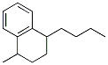 1-butyl-1,2,3,4-tetrahydro-4-methylnaphthalene Struktur