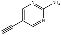 2-Pyrimidinamine, 5-ethynyl- (9CI) Struktur