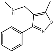 N-METHYL-N-[(5-METHYL-3-PHENYLISOXAZOL-4-YL)METHYL]AMINE Struktur