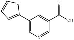 5-(2-FURYL)NICOTINIC ACID 97%5-(2-FURYL)PYRIDINE-3-CARBOXYLIC ACID Struktur