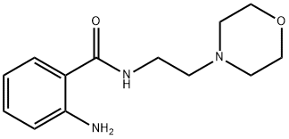 2-amino-N-[2-(4-morpholinyl)ethyl]benzamide Struktur