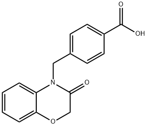 4-[(3-OXO-2,3-DIHYDRO-4H-1,4-BENZOXAZIN-4-YL)METHYL]BENZOIC ACID price.