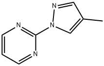 2-(4-METHYL-1H-PYRAZOL-1-YL)PYRIMIDINE Struktur