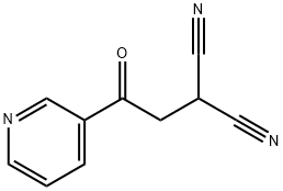 2-(2-OXO-2-(PYRIDIN-3-YL)ETHYL)MALONONITRILE Struktur