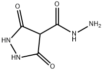 4-Pyrazolidinecarboxylicacid,3,5-dioxo-,hydrazide(9CI) Struktur