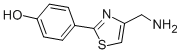 4-(4-AMINOMETHYL-THIAZOL-2-YL)-PHENOL Struktur