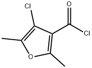 3-Furancarbonylchloride,4-chloro-2,5-dimethyl-(9CI) Struktur