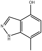 4-HYDROXY-7-METHYL (1H)INDAZOLE Struktur