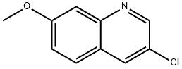 Quinoline, 3-chloro-7-methoxy- Struktur