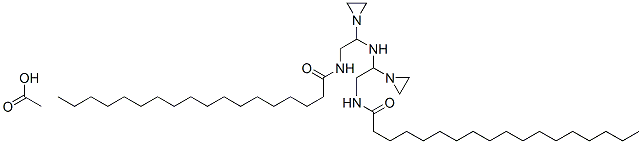 N,N'-[iminobis(ethyleneiminoethylene)]distearamide acetate Struktur