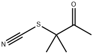 Thiocyanic acid, 1,1-dimethyl-2-oxopropyl ester (9CI) Struktur