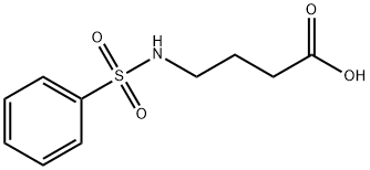 4-[(phenylsulfonyl)amino]butanoic acid Struktur