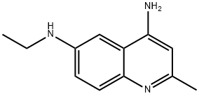 Quinaldine, 4-amino-6-ethylamino- Struktur