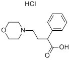 4-MORPHOLIN-4-YL-2-PHENYL-BUTYRIC ACID HCL Struktur