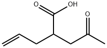 4-Pentenoic acid, 2-(2-oxopropyl)- Struktur