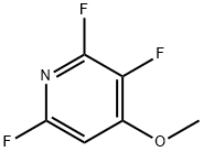 2,3,6-Trifluoro-4-methoxypyridine Struktur