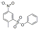 phenyl 2-methyl-5-nitrobenzenesulphonate  Struktur