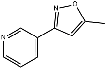 Pyridine, 3-(5-methyl-3-isoxazolyl)- (9CI) Struktur