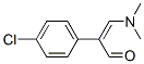 (Z)-2-(4-CHLOROPHENYL)-3-(DIMETHYLAMINO)-2-PROPENAL Struktur