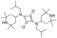 2,4-bis[isobutyl(2,2,6,6-tetramethyl-4-piperidyl)amino]-1,3-dioxidocyclobutenediylium Struktur