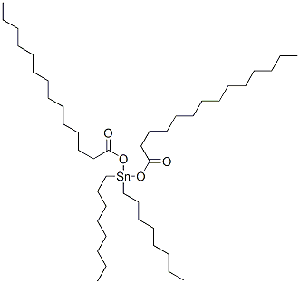 bis(myristoyloxy)dioctylstannane Struktur