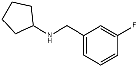 N-Cyclopentyl-3-fluorobenzylaMine, 97% Struktur