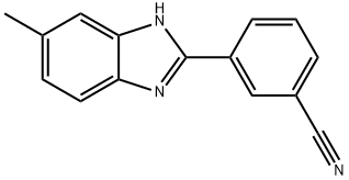 3-(5-METHYL-1H-BENZIMIDAZOL-2-YL)BENZONITRILE Struktur