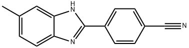 4-(5-METHYL-1H-BENZIMIDAZOL-2-YL)BENZONITRILE Struktur