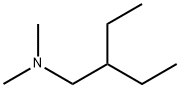 2-ethyl-N,N-dimethylbutylamine Struktur