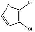 3-Furanol,  2-bromo- Struktur