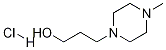 3-(4-Methylpiperazin-1-yl)propan-1-ol hydrochloride Struktur