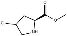 L-Proline, 4-chloro-, methyl ester (9CI) Struktur