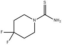 1-Piperidinecarbothioamide,  4,4-difluoro- Struktur