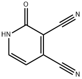 3,4-Pyridinedicarbonitrile,  1,2-dihydro-2-oxo- Struktur