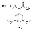 2-AMINO-2-(3,4,5-TRIMETHOXYPHENYL)ACETIC ACID HYDROCHLORIDE Struktur