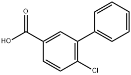 4-Chloro-3-phenylbenzoic acid Struktur