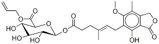 Mycophenolic Acid Acyl-β-D-glucuronide Allyl Ester Struktur