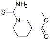 3-Piperidinecarboxylic  acid,  1-(aminothioxomethyl)-,  methyl  ester Struktur