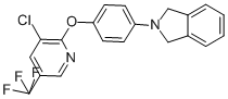 2-(4-([3-CHLORO-5-(TRIFLUOROMETHYL)-2-PYRIDINYL]OXY)PHENYL)ISOINDOLINE Struktur