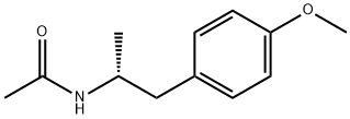 AcetaMide, N-[(1R)-2-(4-Methoxyphenyl)-1-Methylethyl]- Struktur