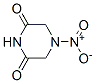 2,6-Piperazinedione,  4-nitro- Struktur