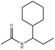 Acetamide,  N-(1-cyclohexylpropyl)- Struktur