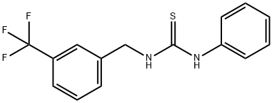 N-phenyl-N'-[3-(trifluoromethyl)benzyl]thiourea Struktur