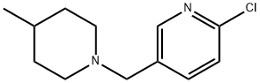 2-chloro-5-[(4-methylpiperidin-1-yl)methyl]pyridine Struktur