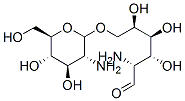 2-amino-6-O-(2-amino-2-deoxy-glucopyranosyl)-2-deoxyglucose Struktur