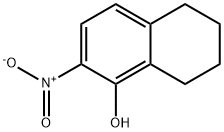 2-nitro-5,6,7,8-tetrahydronaphthalen-1-ol Struktur