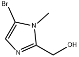 5-Bromo-2-(hydroxymethyl)-1-methyl-1H-imidazole Struktur