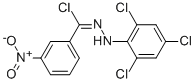 N-(2,4,6-Trichlorophenyl)-3-nitrobenzenecarbohydrazonoylchloride Struktur